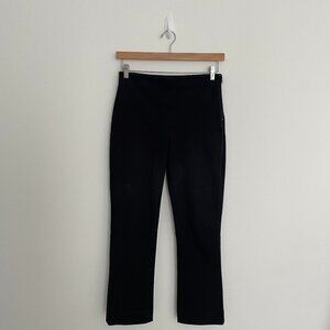 Everlane Womens Pants Size 4 Black Side Zip Stretch Cotton Work Career Cropped